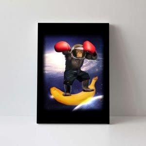 Astronaut Monkey Boxing In Space Canvas