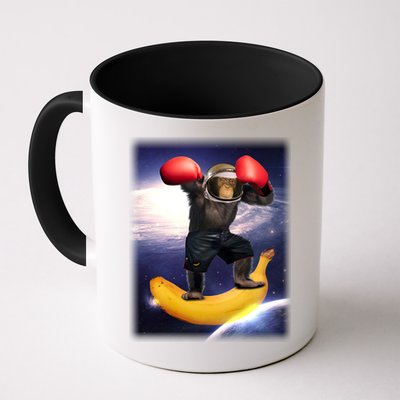 Astronaut Monkey Boxing In Space Mug