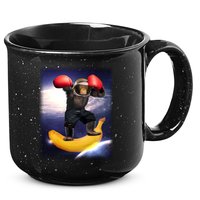 Astronaut Monkey Boxing In Space 15oz Campfire Ceramic Mug