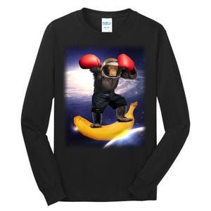 Astronaut Monkey Boxing In Space Tall Long Sleeve T-Shirt