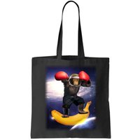 Astronaut Monkey Boxing In Space Bag