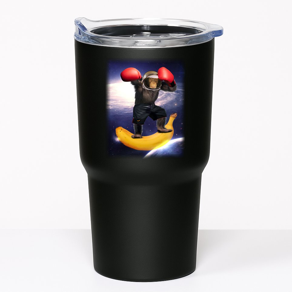 Astronaut Monkey Boxing In Space Tumbler