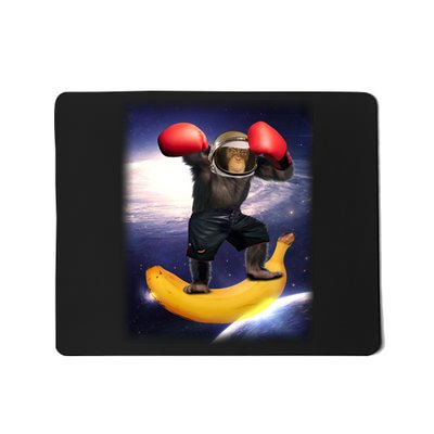 Astronaut Monkey Boxing In Space Mousepad