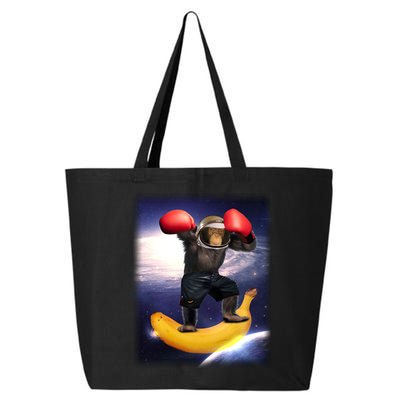Astronaut Monkey Boxing In Space 25L Jumbo Tote