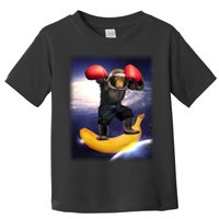 Astronaut Monkey Boxing In Space Toddler T-Shirt