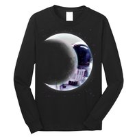Astronaut Moon Long Sleeve Shirt