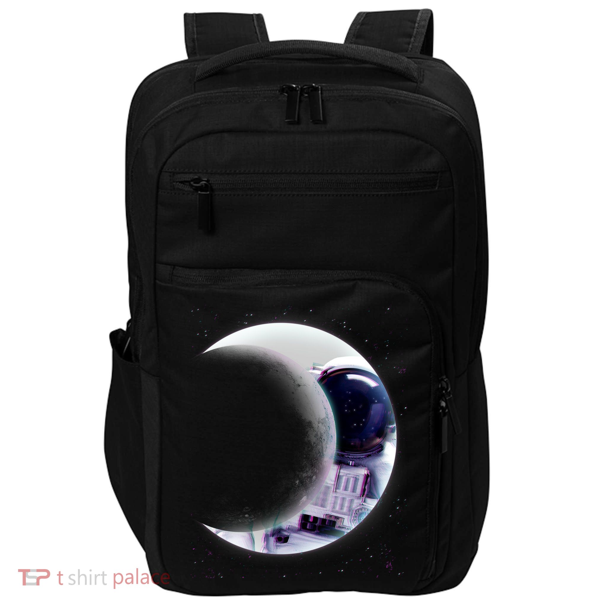 Astronaut Moon Impact Tech Backpack