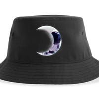 Astronaut Moon Sustainable Bucket Hat