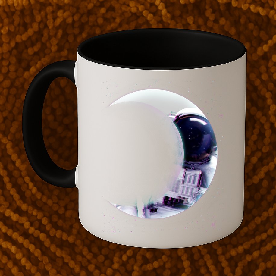 Astronaut Moon Mug