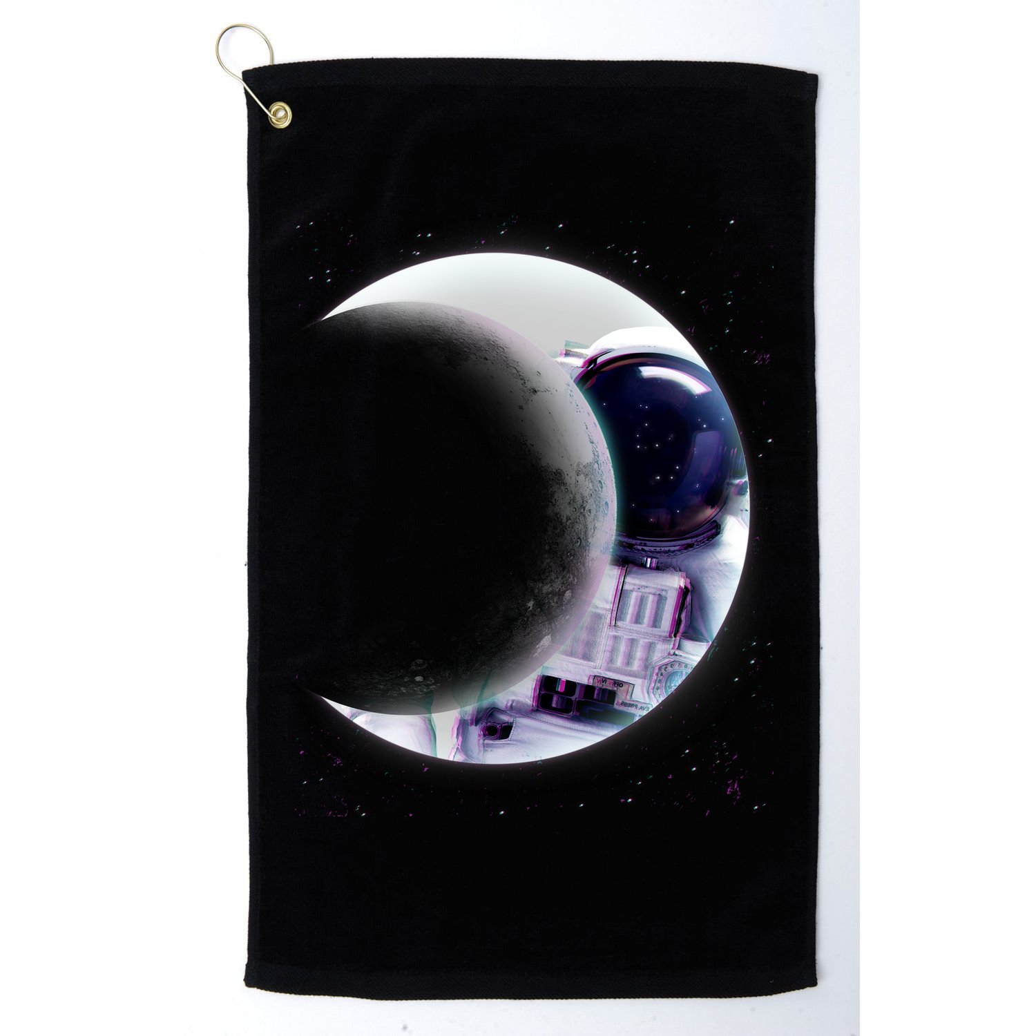 Astronaut Moon Golf Towel