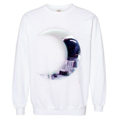 Astronaut Moon Garment-Dyed Sweatshirt
