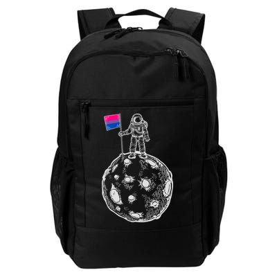 Astronaut Moon Bisexual Flag Space LGBTQ Gay Pride Daily Commute Backpack