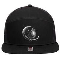 Astronaut Moon Helmet 7 Panel Mesh Trucker Snapback Hat