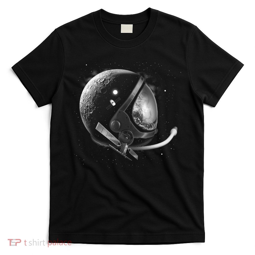 Astronaut Moon Helmet T-Shirt