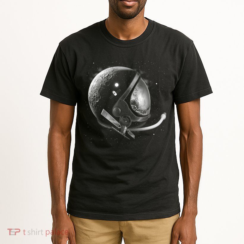 Astronaut Moon Helmet Tall T-Shirt