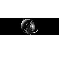 Astronaut Moon Helmet Bumper Sticker