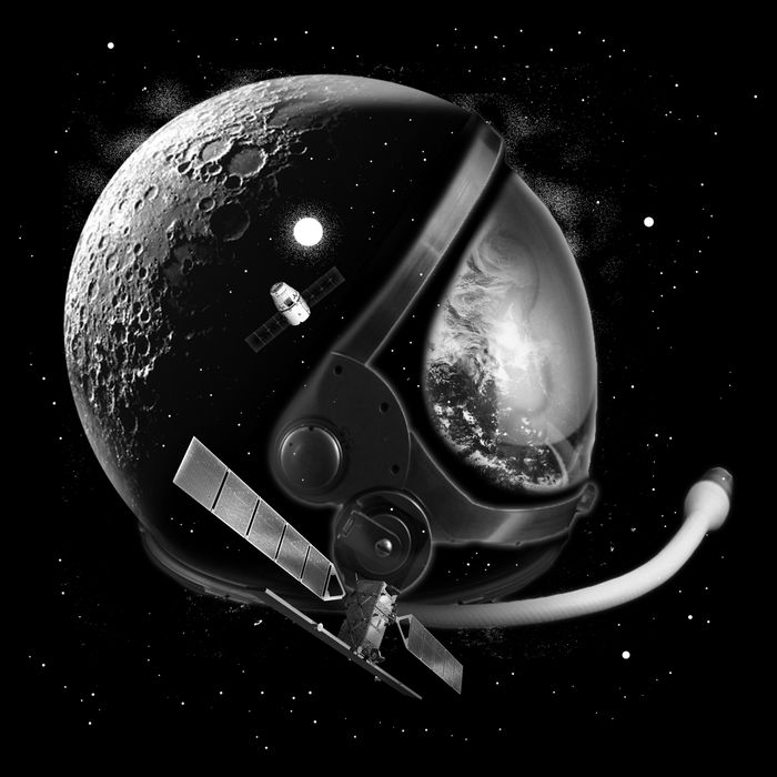 Astronaut Moon Helmet 16 in Basic Backpack