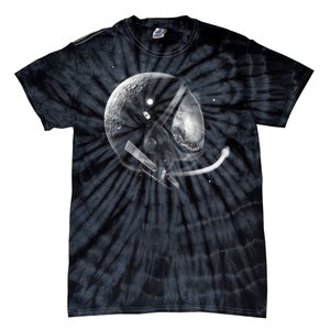 Astronaut Moon Helmet Tie-Dye T-Shirt