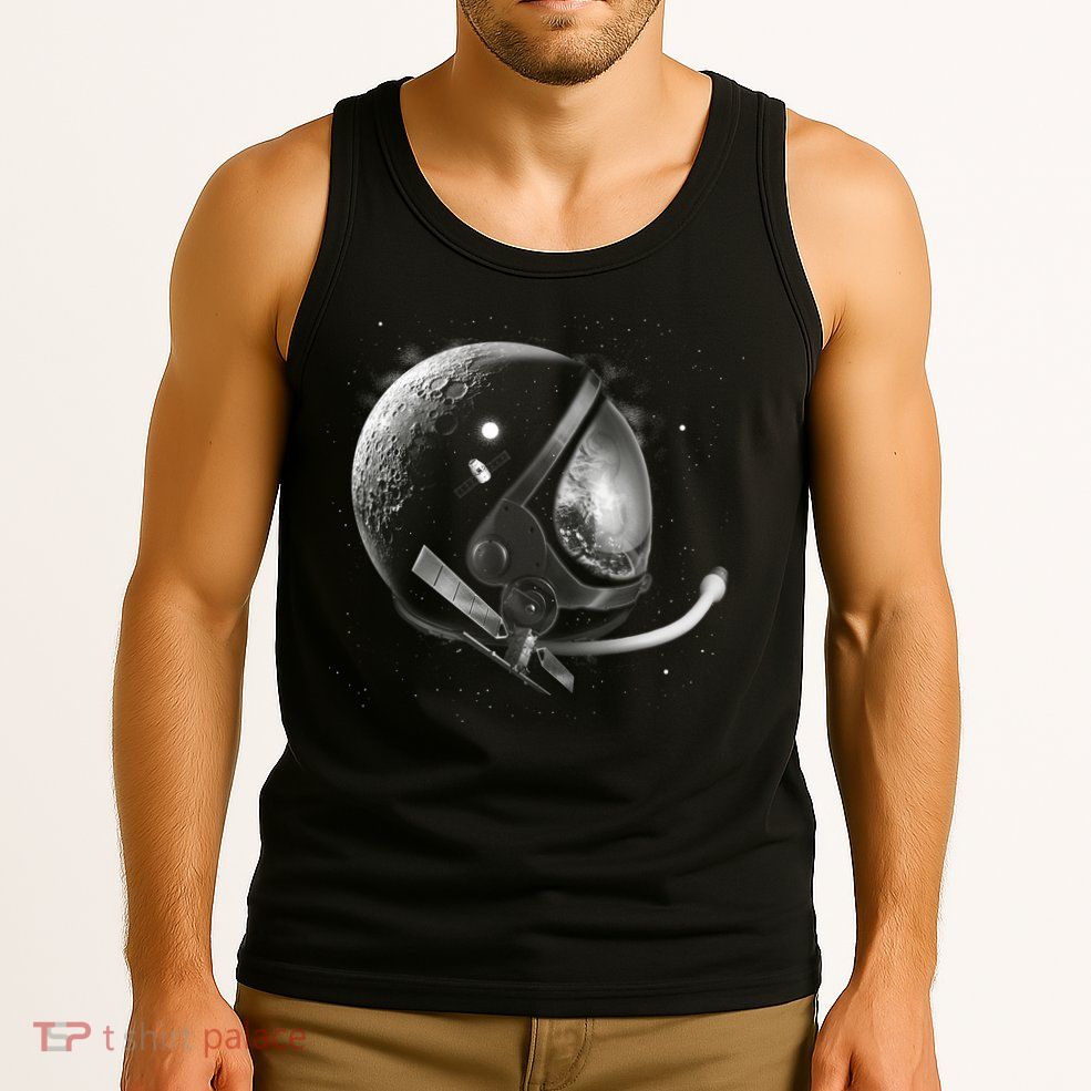 Astronaut Moon Helmet Tank Top