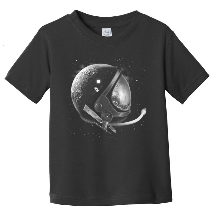 Astronaut Moon Helmet Toddler T-Shirt