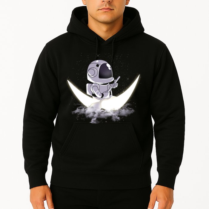 Astronaut Moon Sailing Hoodie