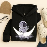 Astronaut Moon Sailing Hoodie