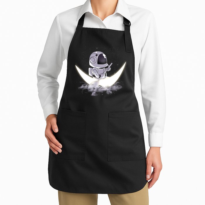 Astronaut Moon Sailing Apron