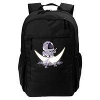 Astronaut Moon Sailing Daily Commute Backpack