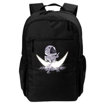 Astronaut Moon Sailing Daily Commute Backpack