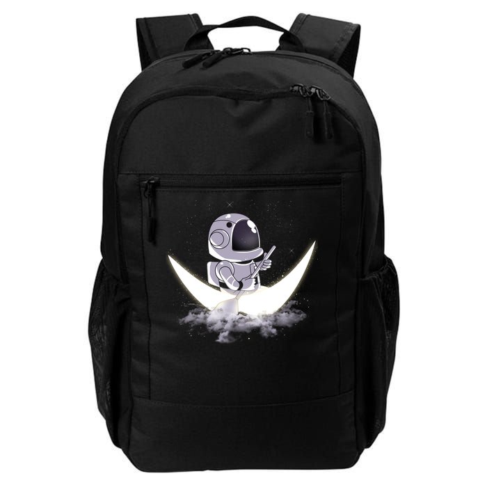 Astronaut Moon Sailing Daily Commute Backpack