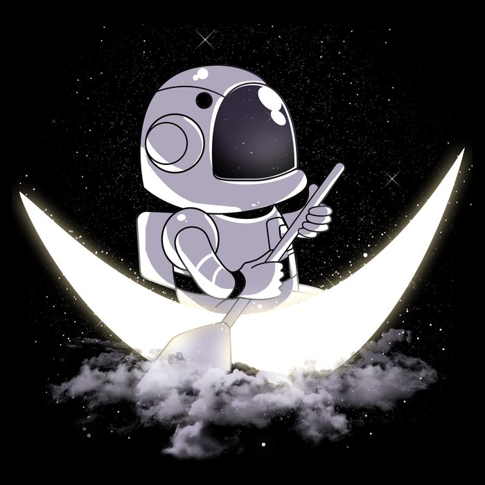 Astronaut Moon Sailing Backpack