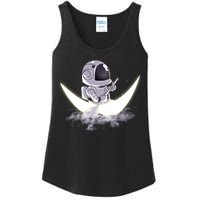 Astronaut Moon Sailing Ladies Essential Tank