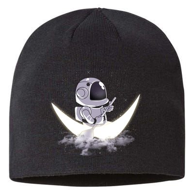 Astronaut Moon Sailing Sustainable Beanie