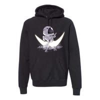 Astronaut Moon Sailing Premium Hoodie