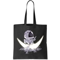 Astronaut Moon Sailing Tote Bag