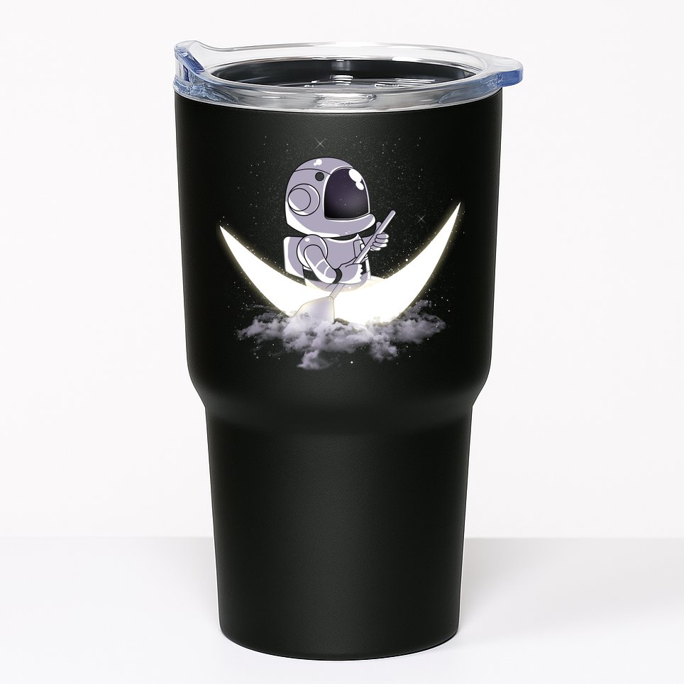 Astronaut Moon Sailing Tumbler