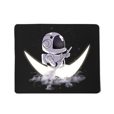 Astronaut Moon Sailing Mousepad