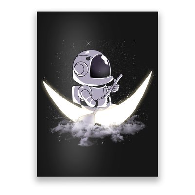 Astronaut Moon Sailing Poster