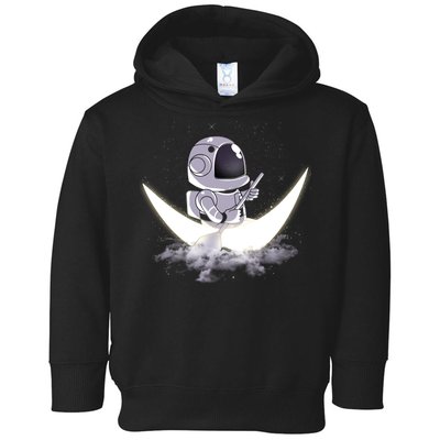 Astronaut Moon Sailing Toddler Hoodie