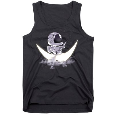 Astronaut Moon Sailing Tank Top