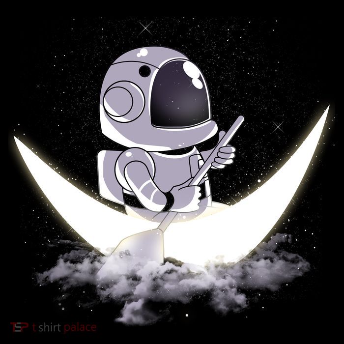 Astronaut Moon Sailing Tank Top
