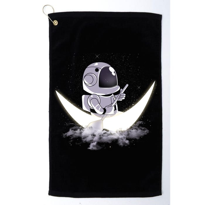 Astronaut Moon Sailing Golf Towel