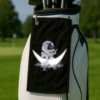 Astronaut Moon Sailing Golf Towel