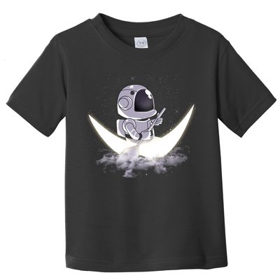 Astronaut Moon Sailing Toddler T-Shirt