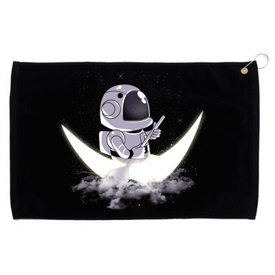 Astronaut Moon Sailing Grommeted Golf Towel