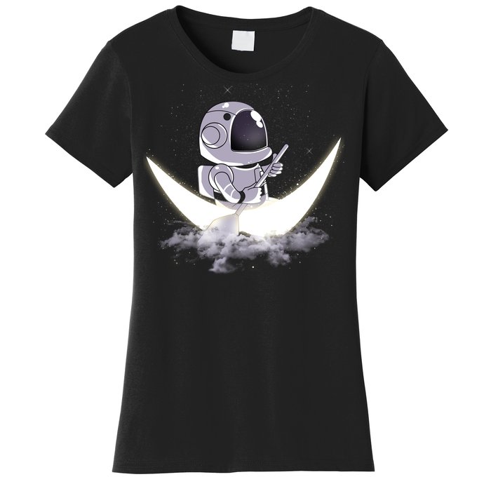 Astronaut Moon Sailing Women's T-Shirt