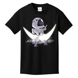 Astronaut Moon Sailing Kids T-Shirt