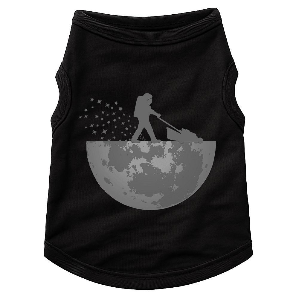 Astronaut Mowing The Lawn On The Moon Doggie Tank