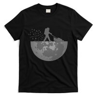 Astronaut Mowing The Lawn On The Moon T-Shirt