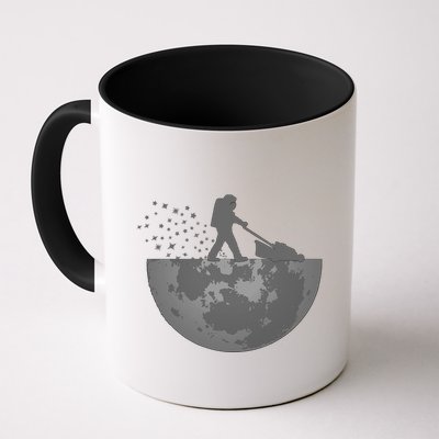 Astronaut Mowing The Lawn On The Moon Mug